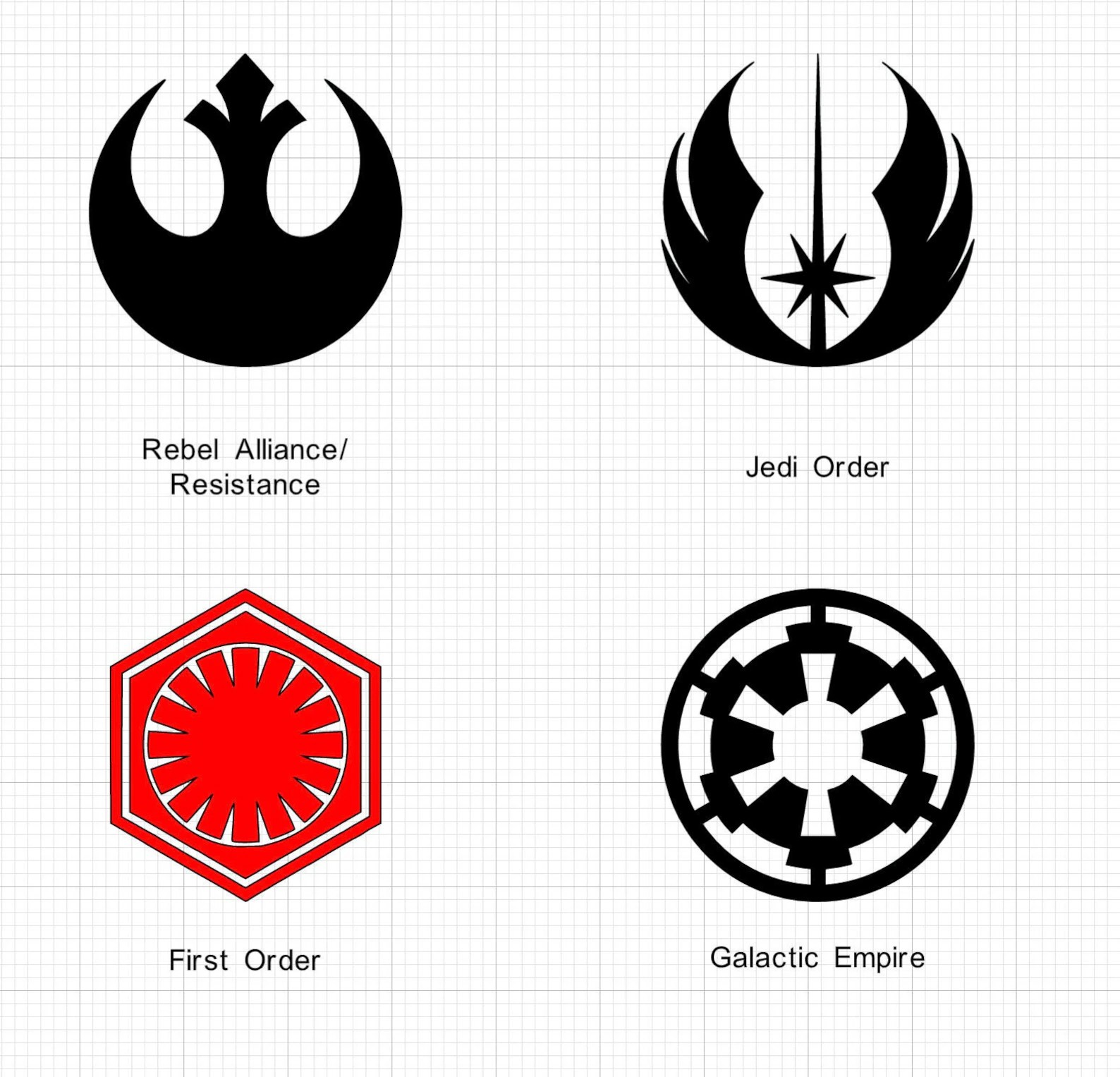 Printable Star Wars Symbols