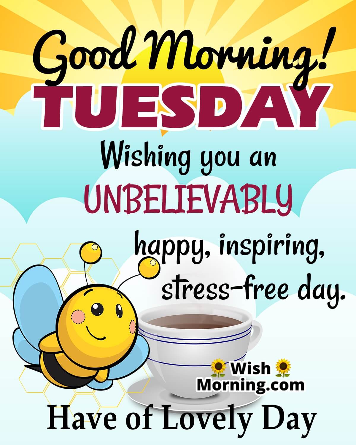 Tuesday Blessings Images Wish Morning