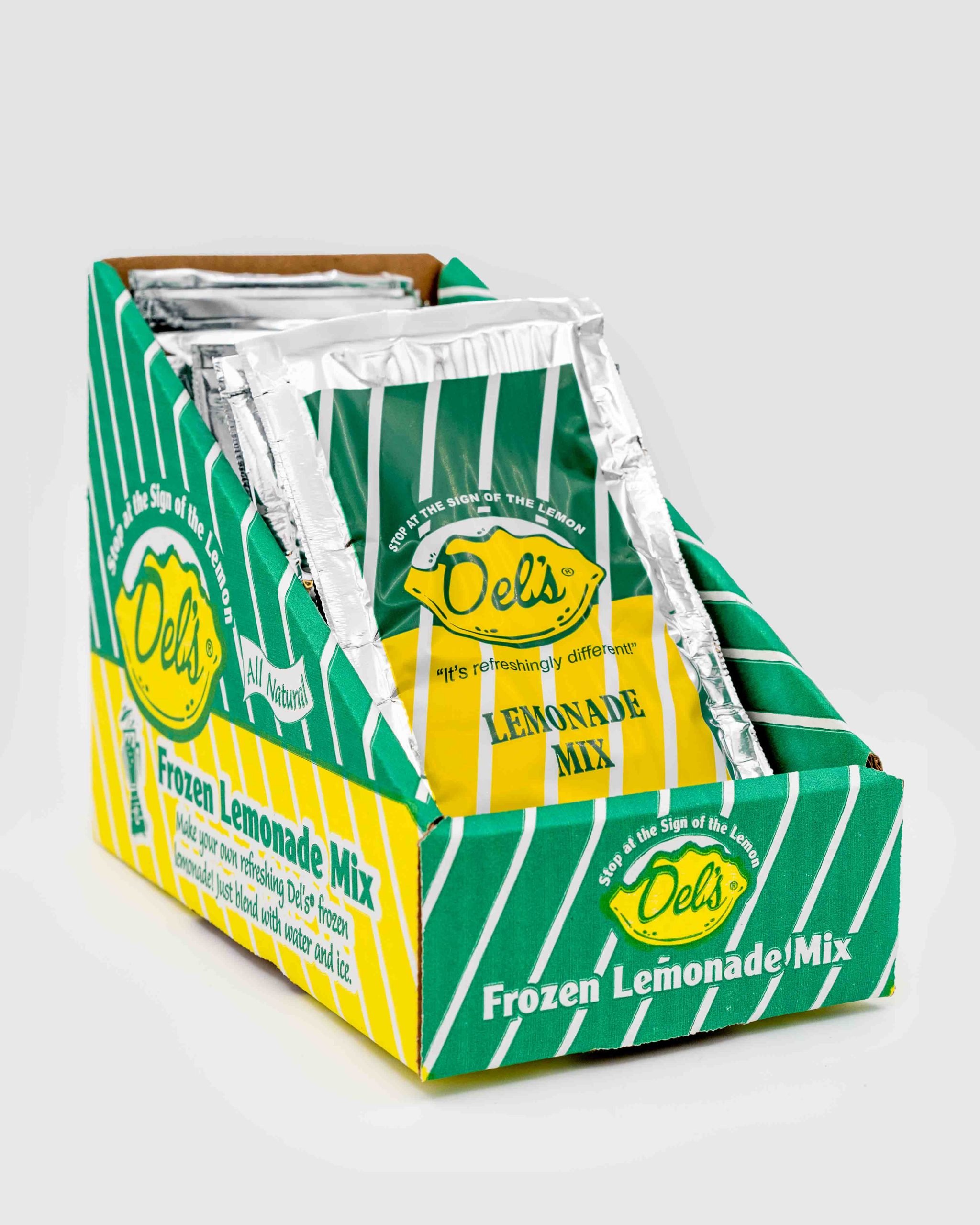 Del's Display Pack Lemon 30/Case Little Rhody Foods