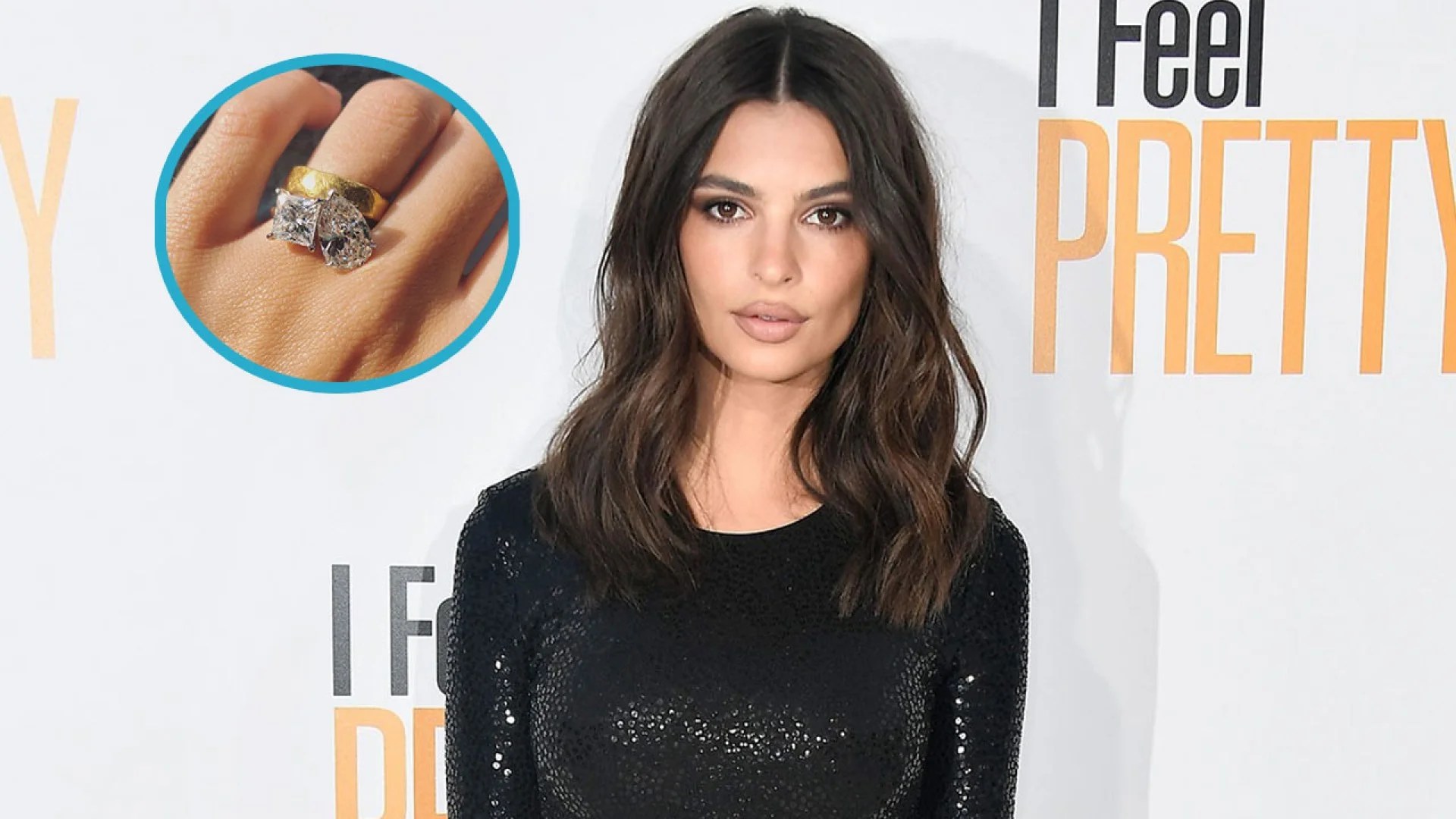 Emily Ratajkowski Reveals Massive DoubleStone Engagement Ring