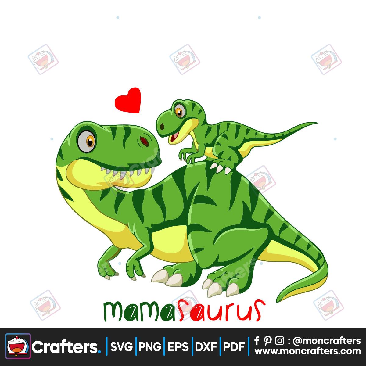 Mamasaurus Cartoon Svg Instant Download Instant Download