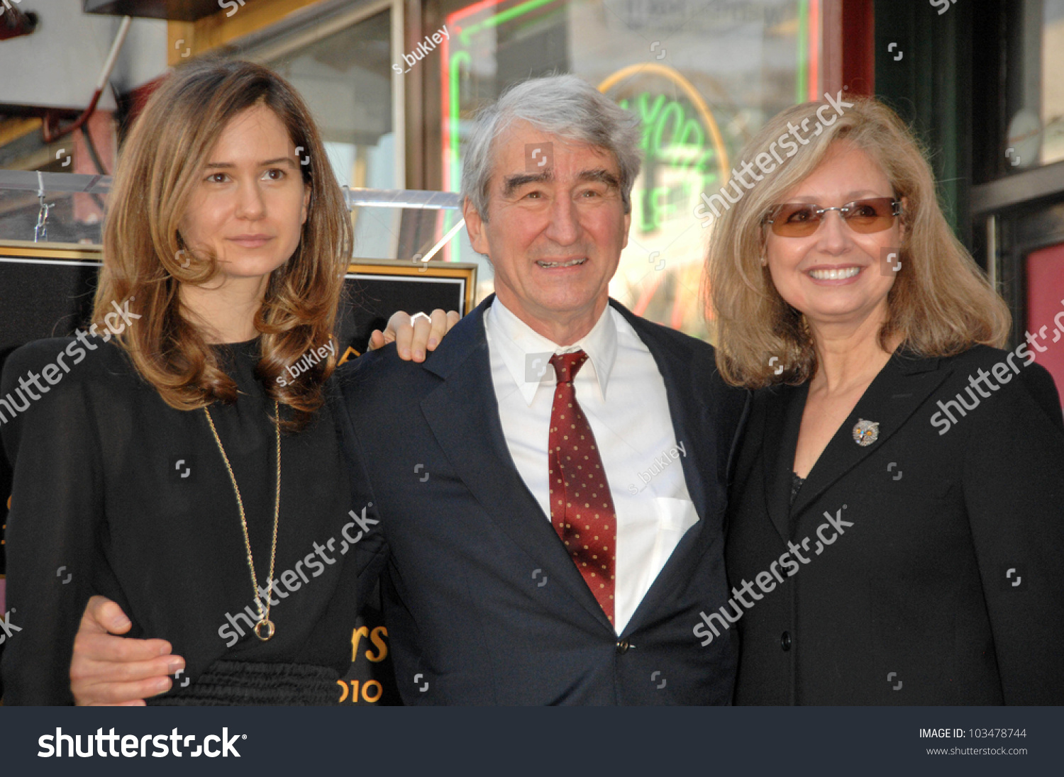 Sam Waterston Wife Lynn Louisa Woodruff Stock Photo 103478744