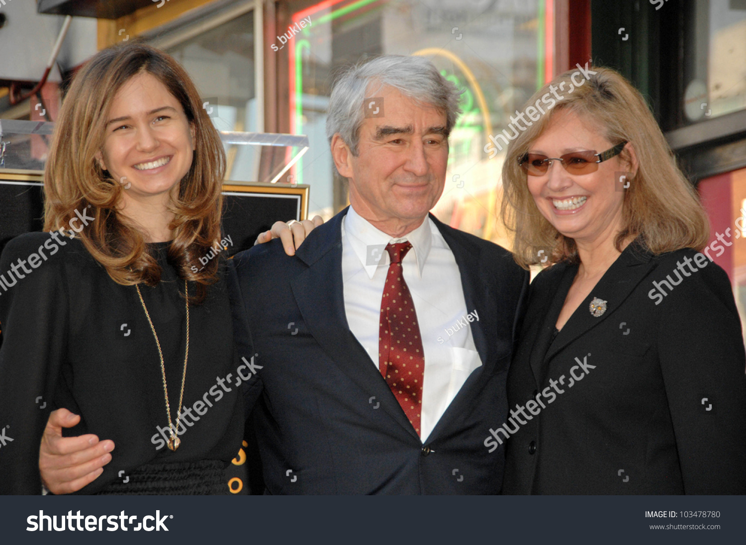 Sam Waterston Wife Lynn Louisa Woodruff Stock Photo 103478780