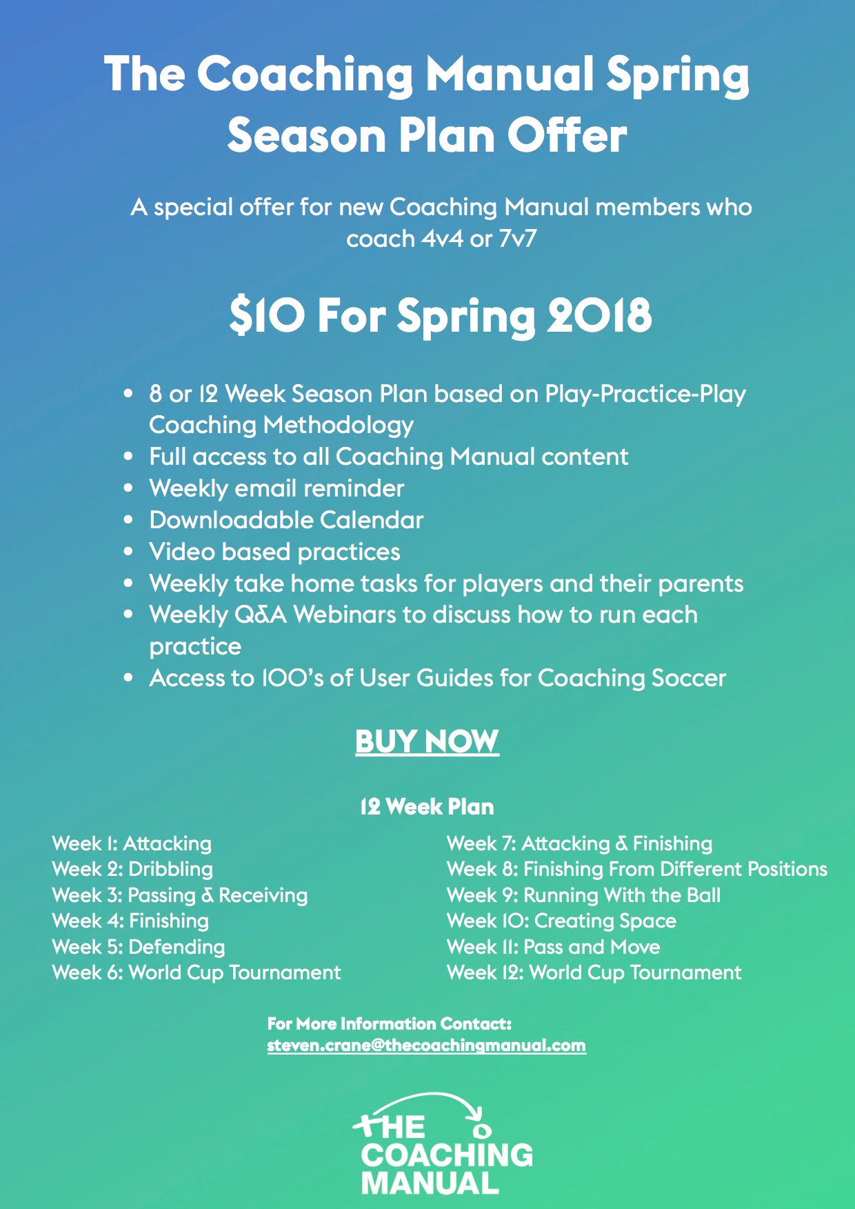 Spring Season Plans The Coaching Manual